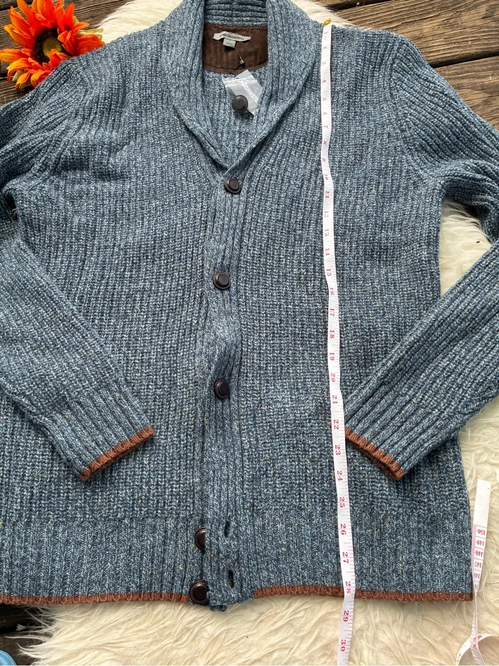 🌺NWT Johnston & Murphy Wool bland cardigan 🌺